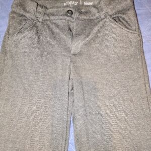 Lee Charcoal Herringbone Trousers